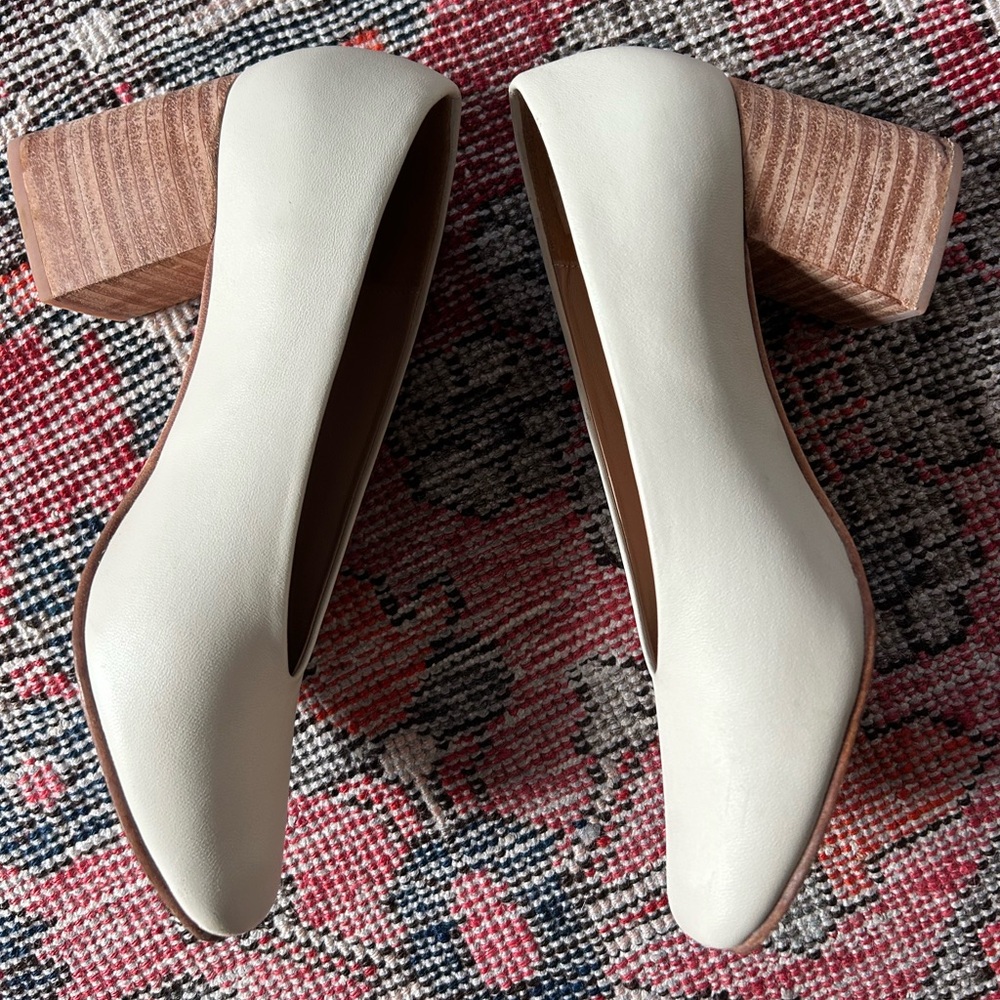 Huma Blanco Bone Leather Heels
